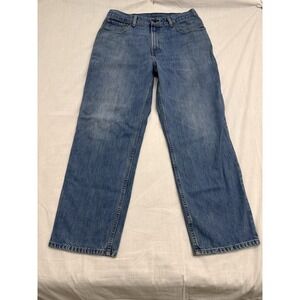 NWT LL Bean Jeans Men 34x30 Blue 1912 Standard Fit Denim Cotton Casual